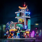 Lumibricks Schwebezug Station, Konstruktionsspielzeug 
