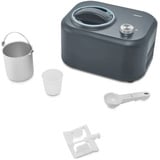 Medion LIFE Eismaschine MD 10169 schwarz/edelstahl, für 1.00ml Eiscreme, 100 Watt