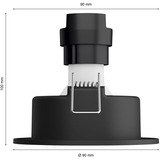 Philips HUE White Ambiance Milliskin Einbauspot 3er-Pack, LED-Leuchte silber
