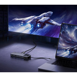 UGREEN Uno USB-C Hub CM888 6-in-1 , Dockingstation silber