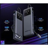 UGREEN Uno USB-C Hub CM888 6-in-1 , Dockingstation silber