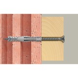 fischer Spreizdübel SX Plus 6x50 K hellgrau, 10 Stück