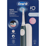 Braun Oral-B iO Series 2 mit Reiseetui , Elektrische Zahnbürste dunkelgrün/weiß