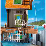 PLAYMOBIL 71792 Pirates Piratenhafen mit Seeräuber-Gefängnis, Konstruktionsspielzeug 