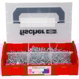 fischer FixTainer PowerFast II Senkkopf PZ, Schrauben-Set 702 Teile, Teil- und Vollgewinde, verzinkt