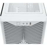 Corsair 3200D RS White, Tower-Gehäuse weiß, Tempered Glass 