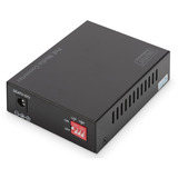 Digitus Gigabit PoE Medienkonverter, RJ45 / SFP, PSE schwarz