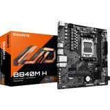 GIGABYTE B840M H, Mainboard schwarz/grau
