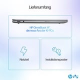 HP OmniBook Ultra 14-fd0094ng, Notebook silber, AMD Ryzen AI 9 365, AMD Radeon 880M, 16 GB LPDDR5X, 1 TB (1 TB SSD), Windows 11 Home