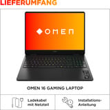 OMEN 16-am0280ng, Gaming-Notebook schwarz, Intel® Core™ Ultra 7 255H, NVIDIA GeForce RTX 5060, 24 GB DDR5, 1 TB (1 TB SSD), ohne Betriebssystem