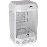Thermaltake The Tower 250 Snow White, Tower-Gehäuse weiß, Tempered Glass