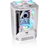 Thermaltake The Tower 250 Snow White, Tower-Gehäuse weiß, Tempered Glass