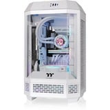 Thermaltake The Tower 250 Snow White, Tower-Gehäuse weiß, Tempered Glass