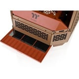 Thermaltake The Tower 300 Gravel Sand, Tower-Gehäuse braun, Tempered Glass