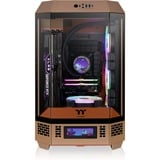 Thermaltake The Tower 300 Gravel Sand, Tower-Gehäuse braun, Tempered Glass