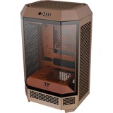 Thermaltake The Tower 300 Gravel Sand, Tower-Gehäuse braun, Tempered Glass