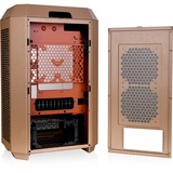 Thermaltake The Tower 300 Gravel Sand, Tower-Gehäuse braun, Tempered Glass