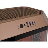Thermaltake The Tower 300 Gravel Sand, Tower-Gehäuse braun, Tempered Glass