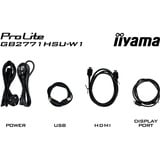 iiyama G-MASTER GB2771HSU-W1, Gaming-Monitor 68.6 cm (27 Zoll), weiß (matt), FullHD, Fast-IPS, HDMI, DP, G-Sync komp., USB-Hub, 240Hz Panel