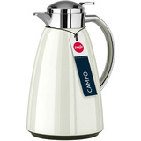 Emsa CAMPO Isolierkanne, 1 Liter weiß/edelstahl, QUICK TIP Verschluss
