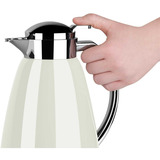 Emsa CAMPO Isolierkanne, 1 Liter weiß/edelstahl, QUICK TIP Verschluss