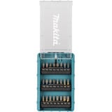 Makita Torsions-Steckschlüssel- & Bit-Satz Impact Premier E-25068, 28-teilig blau, 1/4", für Schlagschrauber