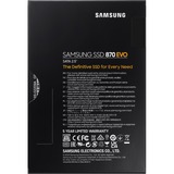 Samsung 870 EVO 250 GB, SSD SATA 6 Gb/s, 2,5", intern