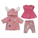 ZAPF Creation BABY born® Mantel Set mit Kleid 43cm, Puppenzubehör 
