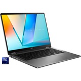 ASUS Vivobook 14 Flip (TP3407SA-QL010W), Notebook grau, Intel® Core™ Ultra 7 256V, Intel® Arc™ Graphics, 16 GB LPDDR5X, 1 TB (1 TB SSD), Windows 11 Home