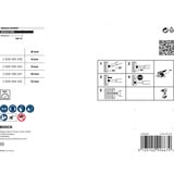 Bosch PRO Ceramic dry Bohrkronen-Set, Ø 6 - 12mm, Bohrer-Satz 4-teilig, für kleine Winkelschleifer