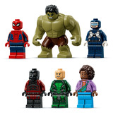 LEGO 76350 Marvel Super Heroes Großer Showdown: Spider-Man vs. Hulk, Konstruktionsspielzeug 