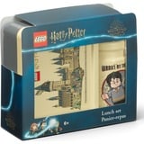 Room Copenhagen LEGO Lunch-Box Set Harry Potter Hogwarts beige/grau, 2-teilig, mit Trinkflasche
