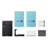 Samsung Carbon Standing Case, Handyhülle schwarz, Samsung Galaxy Z Fold8