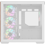 Thermaltake View 380 WS ARGB Snow White, Tower-Gehäuse weiß/holz, Tempered Glass x 2, Holz-Struktur