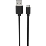 Ansmann USB 2.0 Kabel, USB-A Stecker > Micro-USB Stecker schwarz, 1 Meter