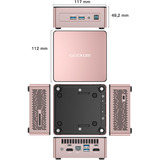 GEEKOM A5 Champagne Edition, Mini-PC champagner, Windows 11 Pro