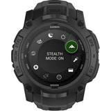 Garmin Instinct 3 – 50 mm, AMOLED, Tactical Edition, Smartwatch Black, Silikon-Armband