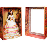 Mattel Barbie Signature Dia De Muertos 2025 -  Puppe in einem cremefarbenen Rüschenkleid 