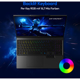 Medion ERAZER Beast 16 X1 Ultimate (MD600063), Gaming-Notebook schwarz, Intel® Core™ Ultra 9 290HX Plus, NVIDIA GeForce RTX 5080, 32 GB DDR5, 2 TB (2 TB SSD), Windows 11 Home