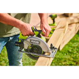 Ryobi ONE+ Brushless Akku-Handkreissäge RCS18BL-0, 18Volt grün/schwarz, ohne Akku und Ladegerät