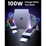 UGREEN 100W PD 3.0 USB-C auf USB-C Schnellladekabel schwarz, 3 Meter, PD 100 Watt
