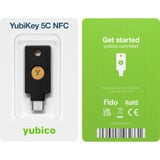 Yubico YubiKey 5C NFC, Sicherheitsschlüssel schwarz/gold