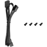 DeepCool FD12 ARGB V2, Gehäuselüfter schwarz/weiß, 120 mm
