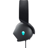 Dell Alienware AW520H Lunar Light, Gaming-Headset schwarz/hellgrau, kabelgebundenes Gamingheadset (USB, 3,5 mm Stecker)