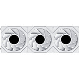 Lian Li UNI FAN TL LCD FLEX 120 Wireless, Gehäuselüfter weiß, Reverse, 3er Pack mit Controller, 124 mm