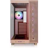 Thermaltake View 380 XL TG ARGB , Tower-Gehäuse hellbraun, Tempered Glass x 2