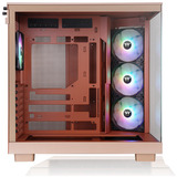 Thermaltake View 380 XL TG ARGB , Tower-Gehäuse hellbraun, Tempered Glass x 2