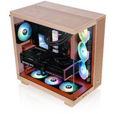 Thermaltake View 380 XL TG ARGB , Tower-Gehäuse hellbraun, Tempered Glass x 2