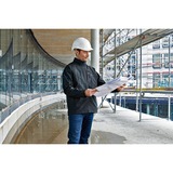 Bosch Professional Heat+Jacket GHJ 12+18V Kit Größe S, Arbeitskleidung schwarz, inkl. Ladeadapter GAA 12V-21, 1x 12-Volt-Akku