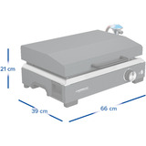 Campingaz Plancha Sigma 1 CV, Grillplatte schwarz/edelstahl, 2,8 kW, für CV 470 Plus